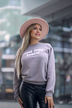 Load image into Gallery viewer, Jesus Loves Sinners Unisex Grey Sweatshirt Crewneck